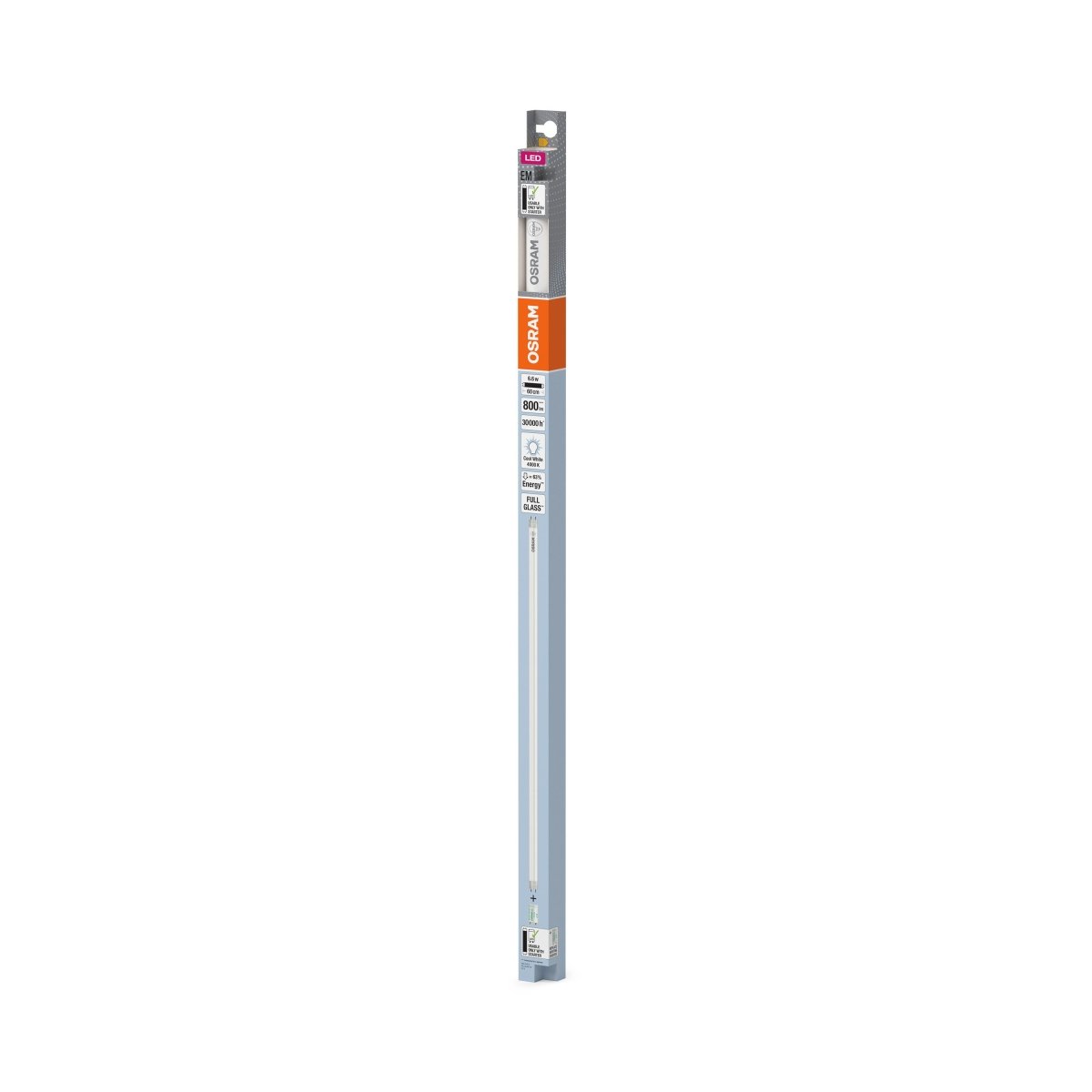 Żarówka LED OSRAM LED TUBE T8 18 EM 600 mm 6.6W 840 - Poland LEDVANCE e - shop 4099854038280