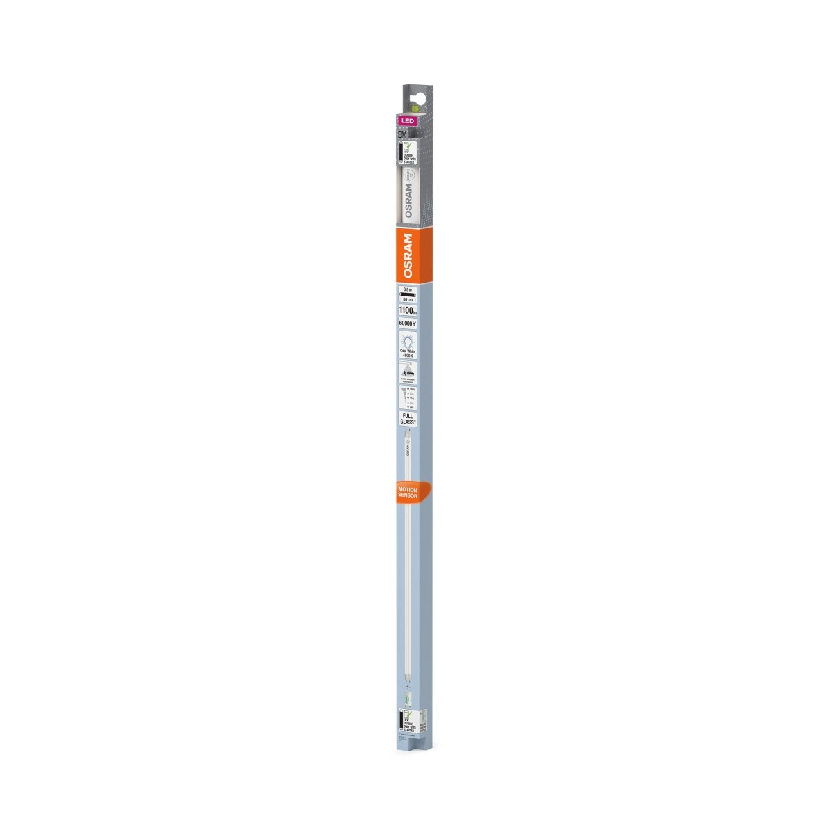 Żarówka LED OSRAM LED TUBE T8 18 EM MOTION SENSOR 600 mm 6.8W 840 - Poland LEDVANCE e - shop 4099854045387