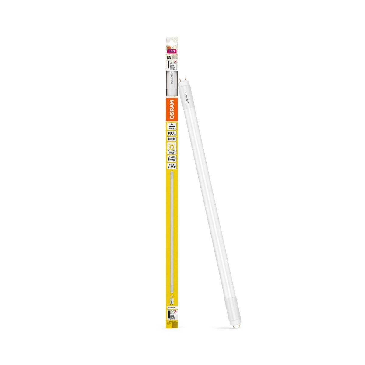Żarówka LED OSRAM LED TUBE T8 18 UNIVERSAL 600 mm 8W 830 - Poland LEDVANCE e - shop 4099854033261