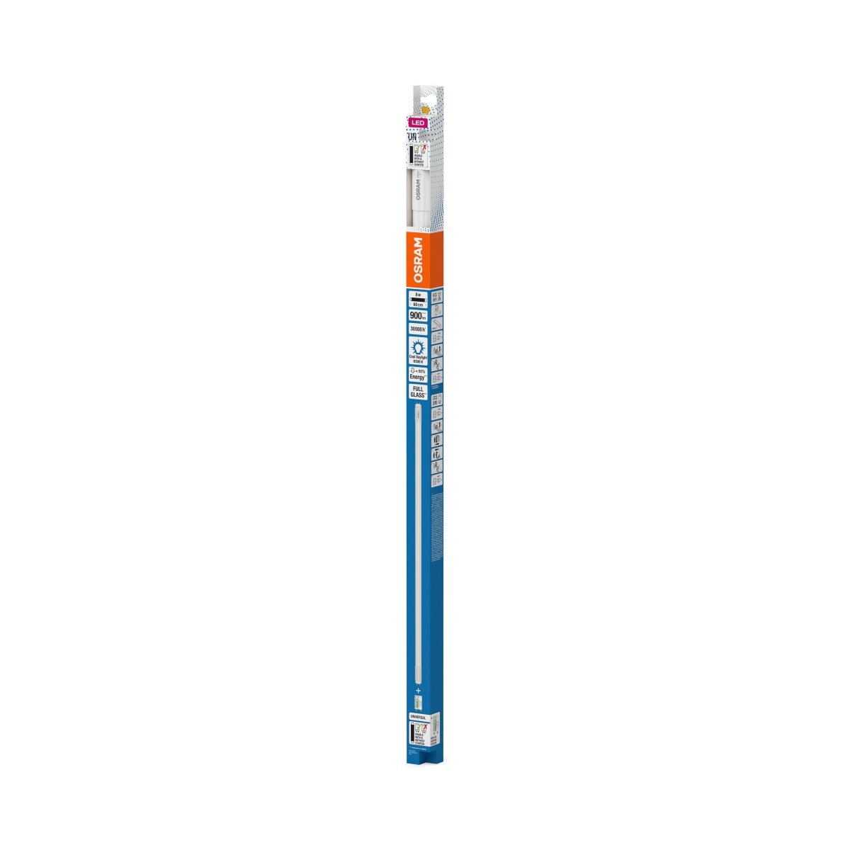 Żarówka LED OSRAM LED TUBE T8 18 UNIVERSAL 600 mm 8W 865 - Poland LEDVANCE e - shop 4099854033308