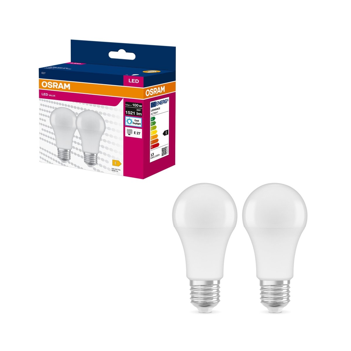 Żarówka LED OSRAM LED VALUE CLAS A 100 13 W/6500 K E27 - Poland LEDVANCE e - shop 4058075479012