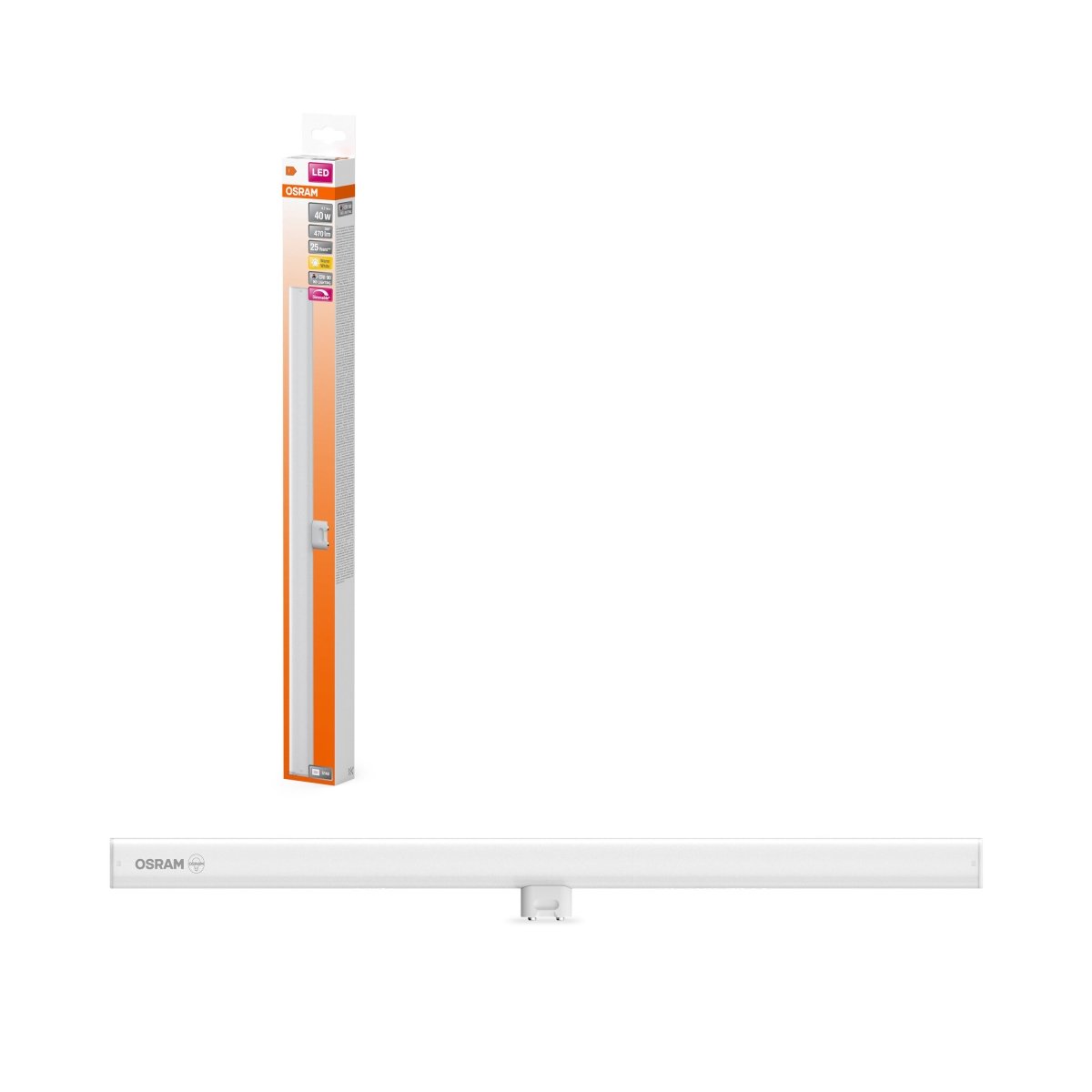 Żarówka LED OSRAM LEDinestra 50CM 40 190° DIM 4.7W 927 Frosted S14d - Poland LEDVANCE e - shop 4099854232855
