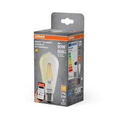 Żarówka LED OSRAM SMART+ MATTER Dimmable Classic Edison 60 6W 827 E27 - Poland LEDVANCE e - shop 4099854530043