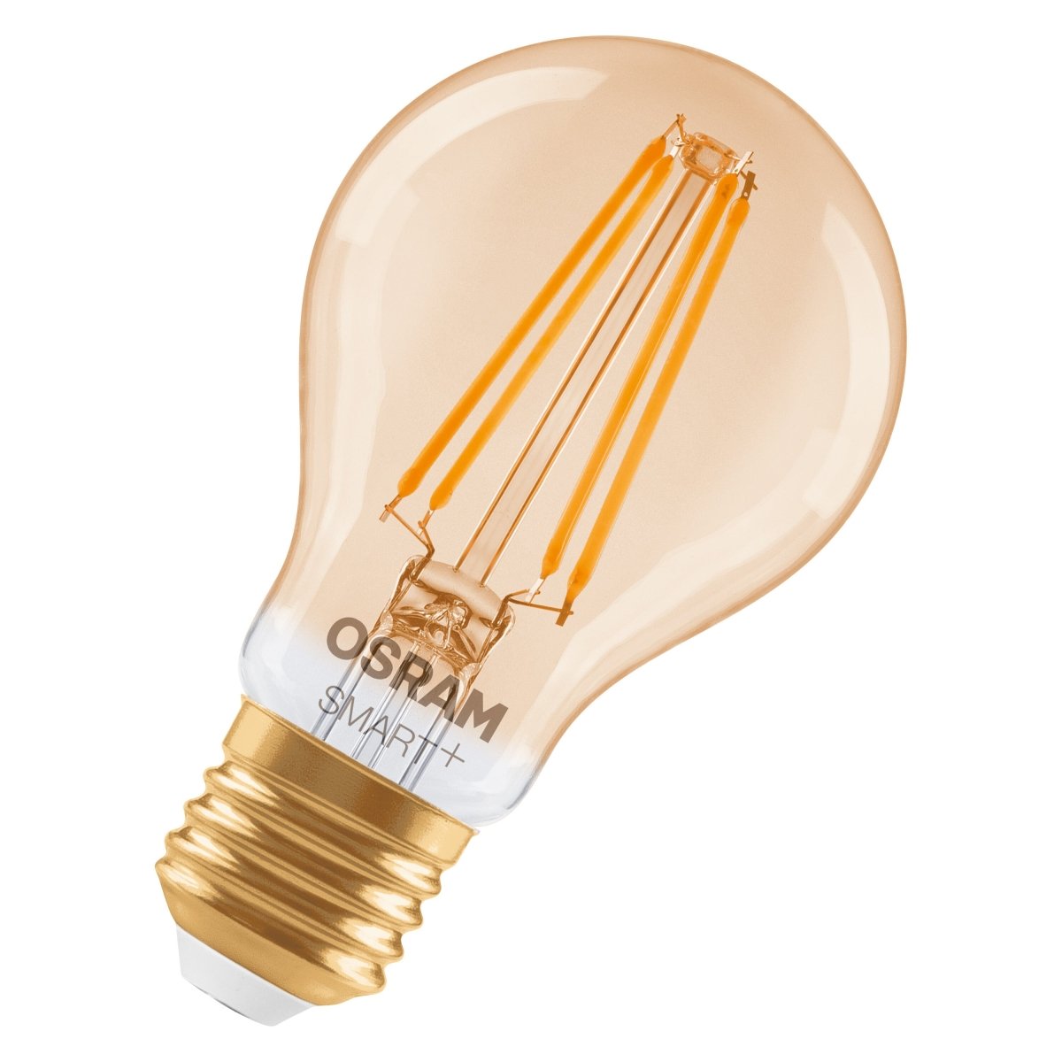 Żarówka LED OSRAM SMART+ MATTER Filament Dimmable Classic A53 6W 824 Gold E27 - Poland LEDVANCE e - shop 4099854529948
