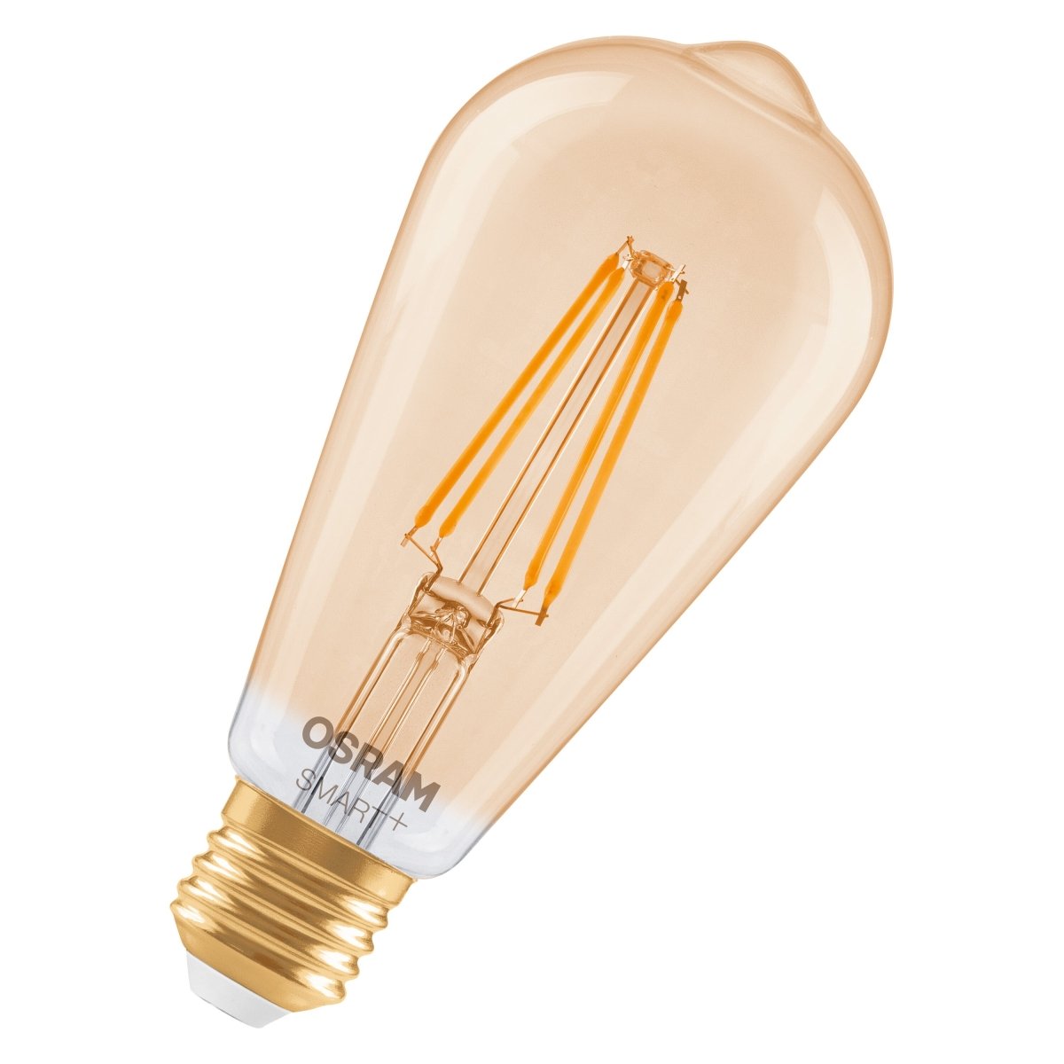 Żarówka LED OSRAM SMART+ MATTER Filament Dimmable Classic Edison 53 6W 824 Gold E27 - Poland LEDVANCE e - shop 4099854530104