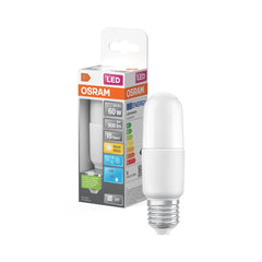 Żarówka LED OSRAM Star Classic Stick 60 8.5W 827 mat E27 - Poland LEDVANCE e-shop 4058075059153