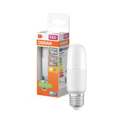 Żarówka LED OSRAM Star Classic Stick 60 8.5W 827 mat E27 ciepła - Poland LEDVANCE e-shop 4058075428447