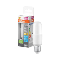 Żarówka LED OSRAM Star Classic Stick 75 9.5W 827 mat E27 - Poland LEDVANCE e-shop 4058075059191