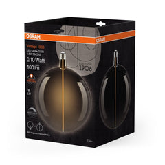 Żarówka LED OSRAM Vintage 1906 Big Globe 200 10 Magnetic DIM 4.8W 818 Smoke E27 - Poland LEDVANCE e - shop 4058075836501