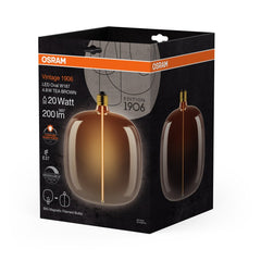Żarówka LED OSRAM Vintage 1906 Big Oval 20 Magnetic DIM 4.8W 818 Tea Brown E27 - Poland LEDVANCE e - shop 4058075836389