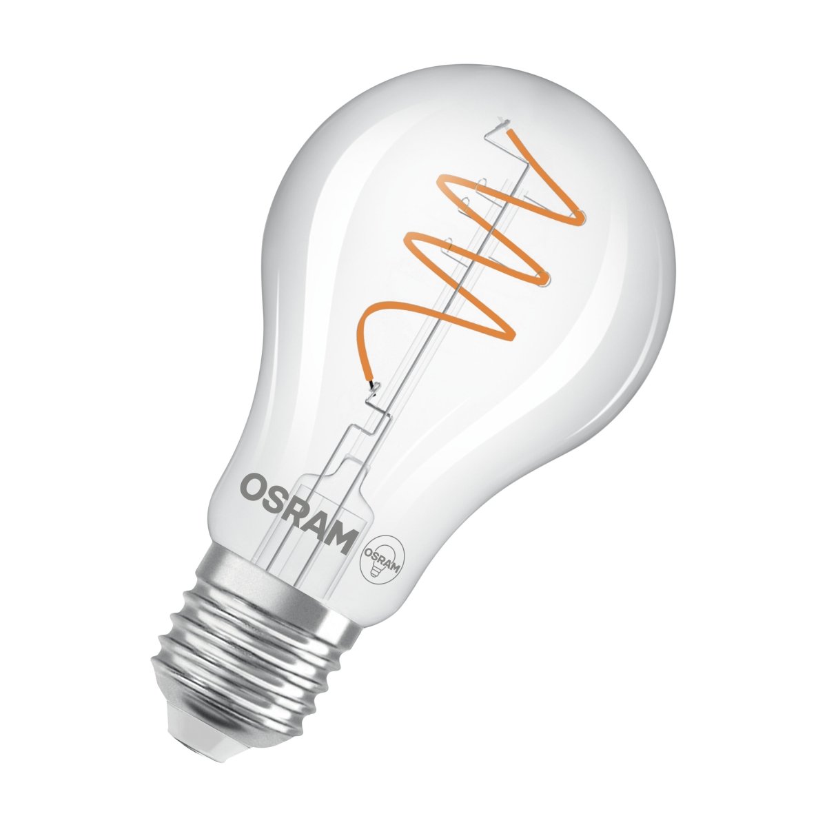 Żarówka LED OSRAM Vintage 1906 Classic A 40 Spiral Filament 3.4W 827 Clear E27 - Poland LEDVANCE e - shop 4058075836686