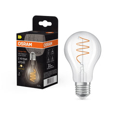 Żarówka LED OSRAM Vintage 1906 Classic A 40 Spiral Filament 3.4W 827 Clear E27 - Poland LEDVANCE e - shop 4058075836686