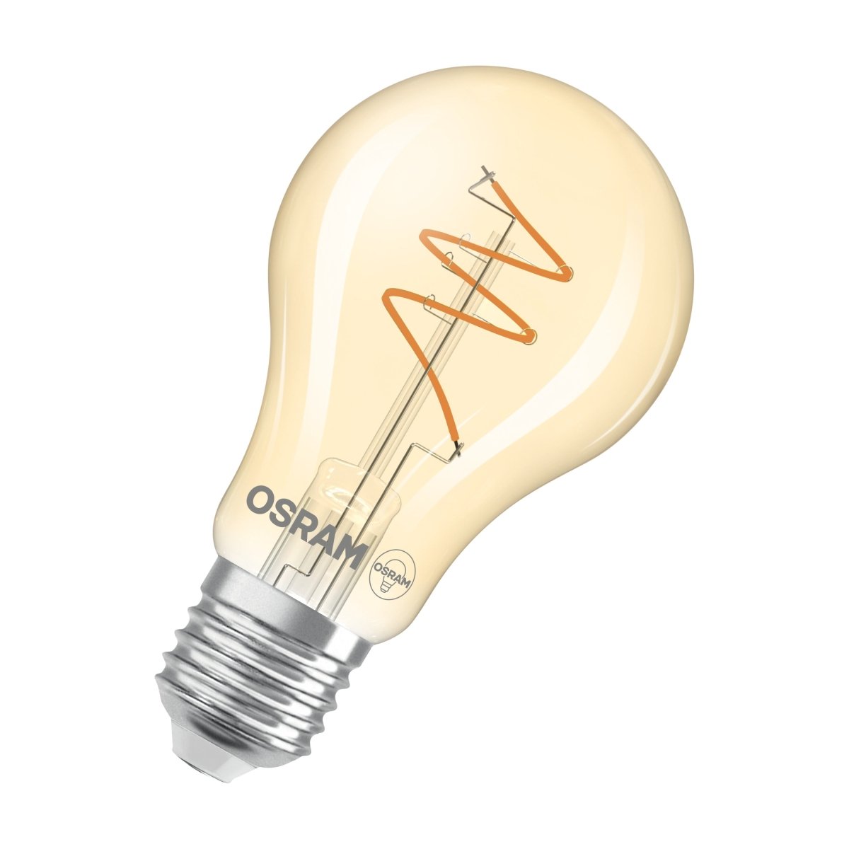 Żarówka LED OSRAM Vintage 1906 Classic A 40 Spiral Filament 4.9W 927 Gold E27 - Poland LEDVANCE e - shop 4058075836525
