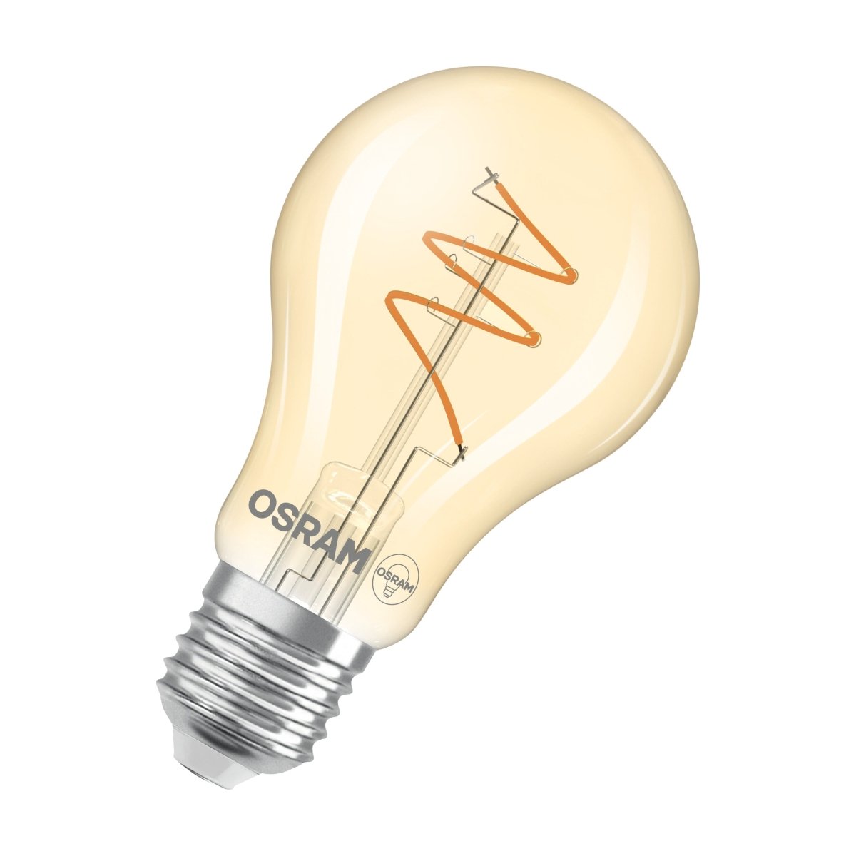 Żarówka LED OSRAM Vintage 1906 Classic A 40 Spiral Filament DIM 4.9W 927 Gold E27 - Poland LEDVANCE e - shop 4058075836600