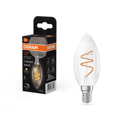 Żarówka LED OSRAM Vintage 1906 Classic B 28 Spiral Filament DIM 3.1W 927 Clear E14 - Poland LEDVANCE e - shop 4058075836709