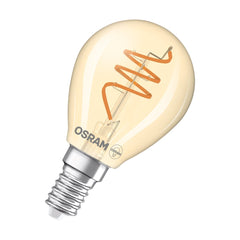 Żarówka LED OSRAM Vintage 1906 Classic P 40 Spiral Filament DIM 4.9W 922 Gold E14 - Poland LEDVANCE e - shop 4058075836761