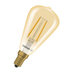 Żarówka LED OSRAM Vintage 1906 Edison Filament DIM 2.8W 822 GOLD E14 - Poland LEDVANCE e - shop 4058075849563