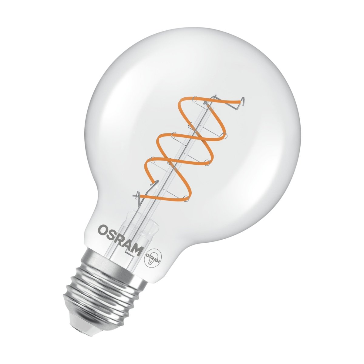 Żarówka LED OSRAM Vintage 1906 Globe 80 60 Spiral Filament DIM 7.2W 927 Clear E27 - Poland LEDVANCE e - shop 4058075836808
