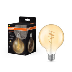 Żarówka LED OSRAM Vintage 1906 Globe 95 40 Spiral Filament 3.4W 827 Gold E27 - Poland LEDVANCE e - shop 4058075836549