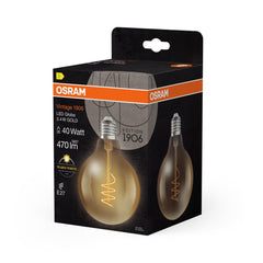 Żarówka LED OSRAM Vintage 1906 Globe 95 40 Spiral Filament 3.4W 827 Gold E27 - Poland LEDVANCE e - shop 4058075836549