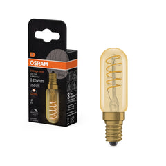 Żarówka LED OSRAM Vintage 1906 T26 25 Spiral Filament DIM 2.8W 822 Gold E14 - Poland LEDVANCE e - shop 4058075849662