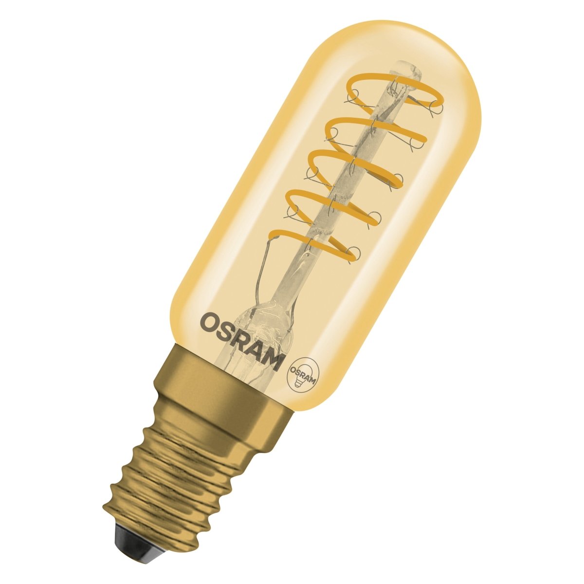 Żarówka LED OSRAM Vintage 1906 T26 25 Spiral Filament DIM 2.8W 822 Gold E14 - Poland LEDVANCE e - shop 4058075849662