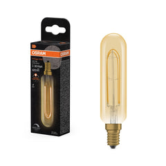 Żarówka LED OSRAM Vintage 1906 T28 36 Filament DIM 4.8W 822 Gold E14 - Poland LEDVANCE e - shop 4058075849761