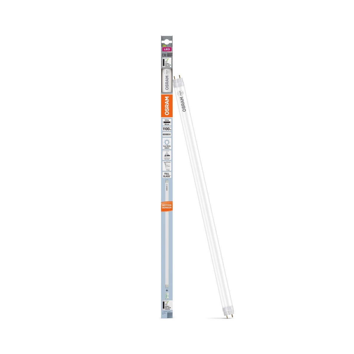 Żarówka LED OSRAMTUBE T8 18 EM MOTION SENSOR 600 mm 6.8W 840 - Poland LEDVANCE e-shop 4099854045387