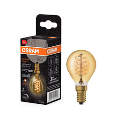 Żarówka LED Vintage 1906 LED E14 3,4W SLIM Fil 25 GOLD E14,ciepła. - Poland LEDVANCE e-shop 4058075761438