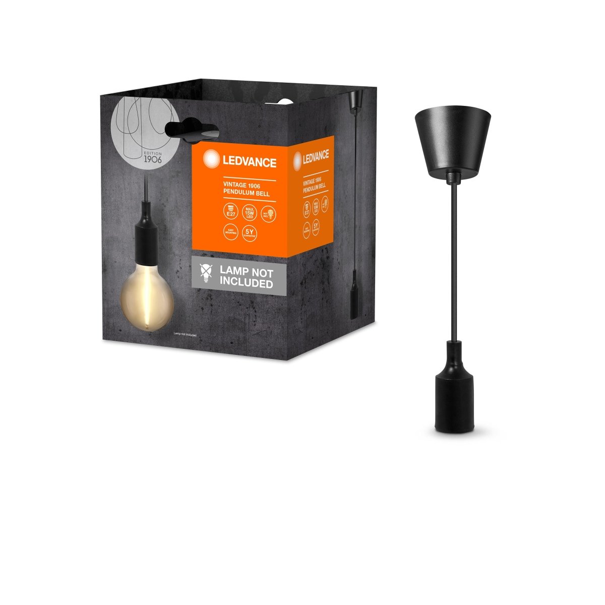 Zwieszakowa Oprawa LED Wewnętrzna E27 Industrialna - Poland LEDVANCE e-shop 4099854092664