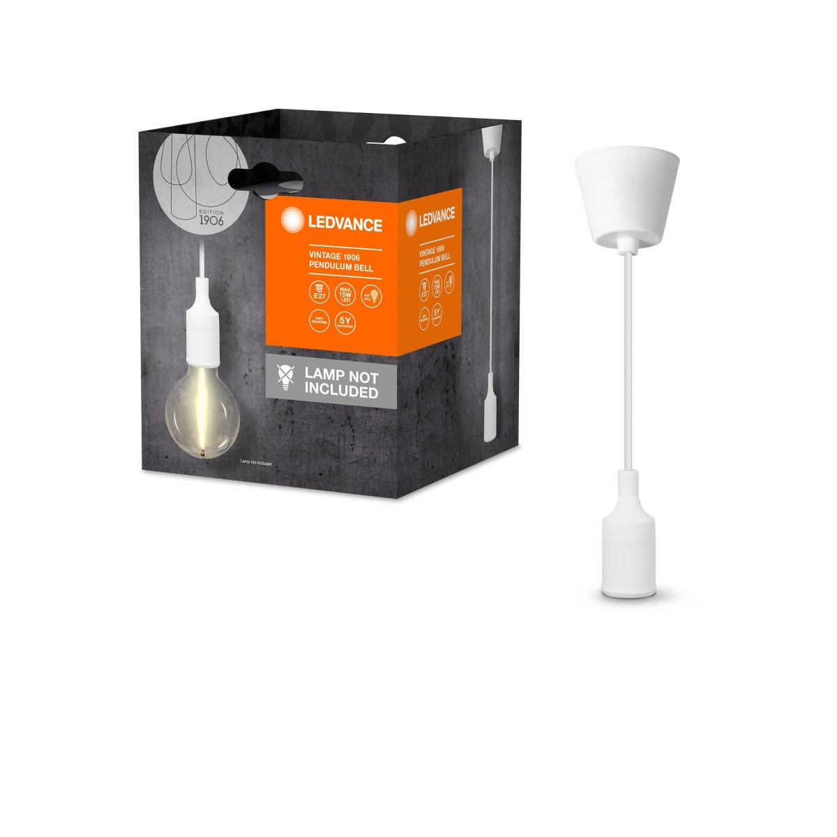 Zwieszakowa Oprawa LED Wewnętrzna E27 Uniwersalna Vintage - Poland LEDVANCE e-shop 4099854092688