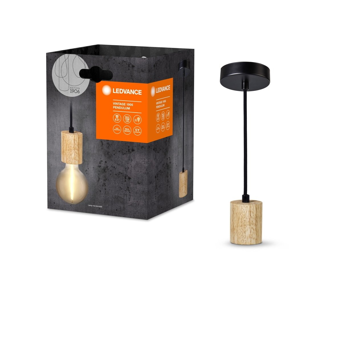Zwieszakowa Oprawa LED Wewnętrzna E27 Vintage Loft - Poland LEDVANCE e-shop 4099854092503