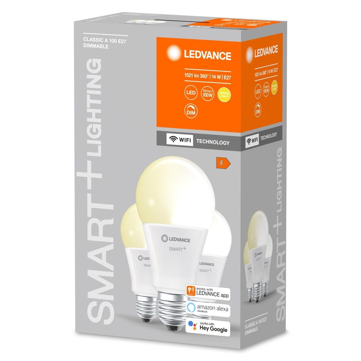 3 szt. inteligentna ściemnialna lampa WiFi LED E27 14W, 2.700 K - eshop LEDVANCE 4058075485839