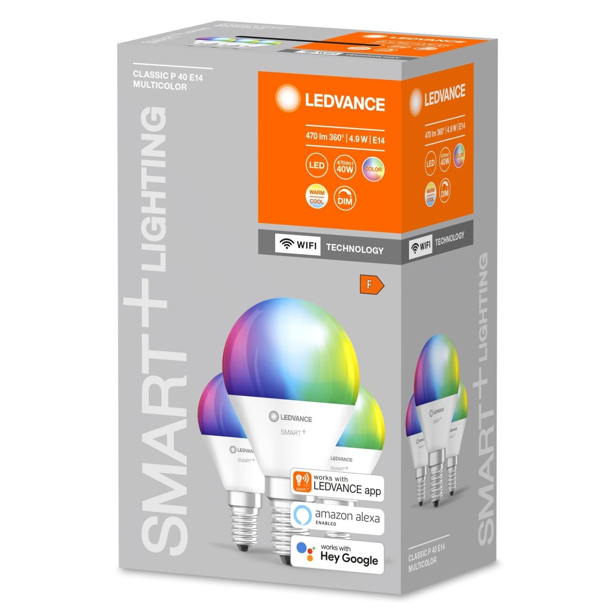 3 szt. inteligentna ściemnialna mini lampa WiFi LED RGBW E14 5W - eshop LEDVANCE 4058075485990
