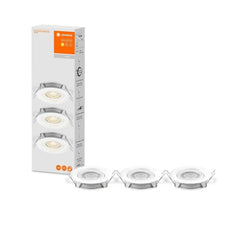 3 szt. Możliwość ściemniana lampy sufitowe LED downlight 5W białe, ciepłobiała - eshop LEDVANCE 4058075617780