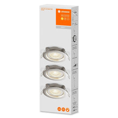 3 szt. Możliwość ściemniana lampy sufitowe LED downlight 5W szare, ciepłobiała - eshop LEDVANCE 4058075617766