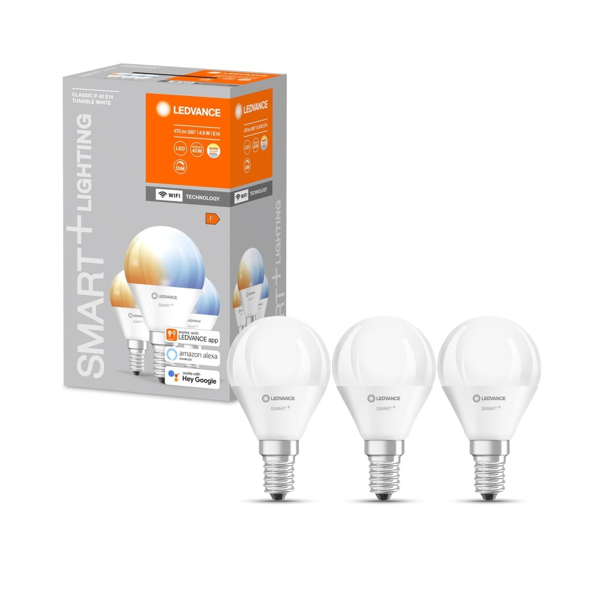 3x lampa LED WiFi E14 5W MINI BULB regulowana biel - eshop LEDVANCE 4058075485976