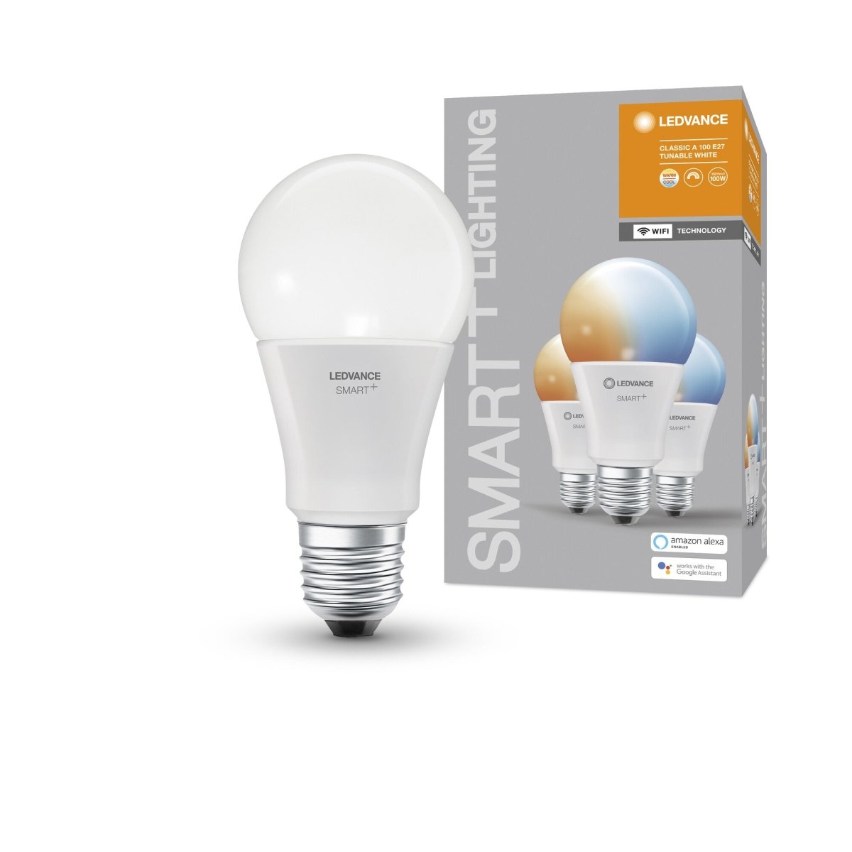 3x Lampa LED WiFi E27 14W CLASSIC, regulowana biel - eshop LEDVANCE 4058075485853