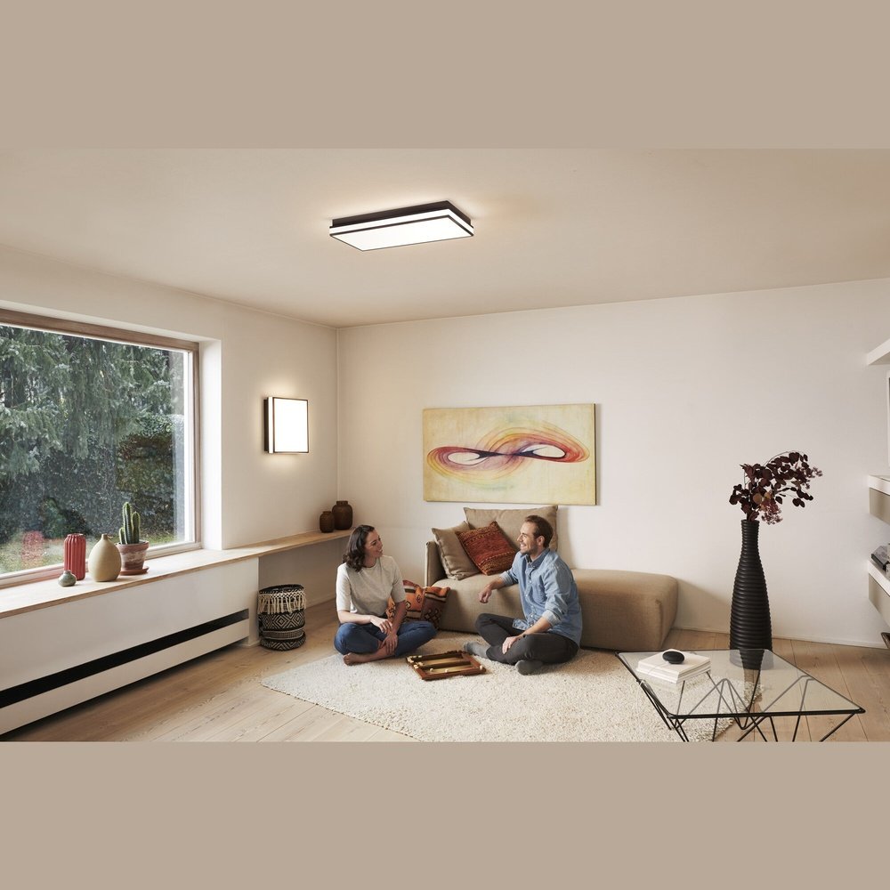 Inteligentna lampa WiFi LED ORBIS 450x450 czarna regulowana biel - eshop LEDVANCE 4058075572751
