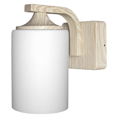 Designerska lampa ścienna CYLINDER E27, matowa, dekor drewno - eshop LEDVANCE 4058075392625