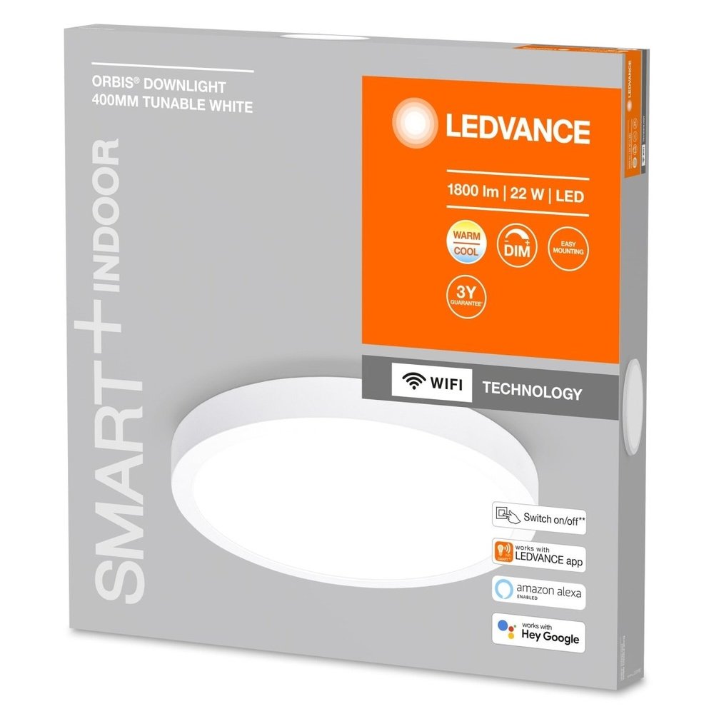 Inteligentna i elegancka ściemnialna lampa LED WiFi SURFACE 400 - eshop LEDVANCE 4058075572935