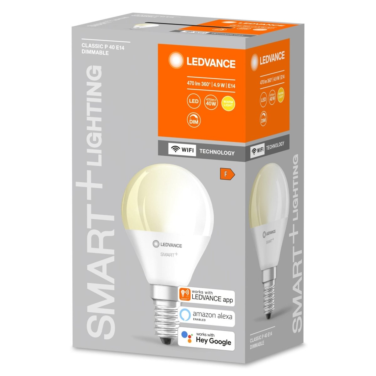 Inteligentna lampa LED WiFi E14 5W MINI BULB ciepłobiała - eshop LEDVANCE 4058075485594