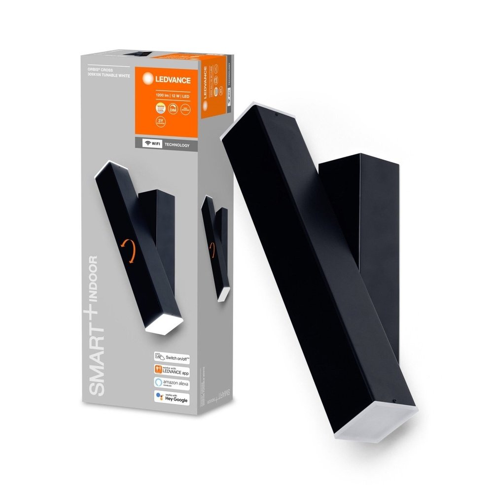 Inteligentna lampa ścienna WiFi LED CROSS regulowana biel - eshop LEDVANCE 4058075573949