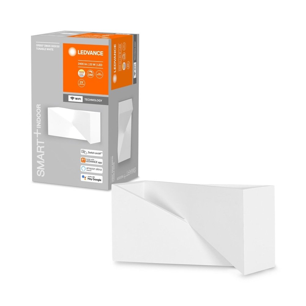 Inteligentna lampa ścienna WiFi LED SWAN regulowana biel - eshop LEDVANCE 4058075574021