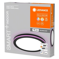 Inteligentna lampa sufitowa WiFi LED CIRCLE z podświetleniem RGB - eshop LEDVANCE 4058075573833