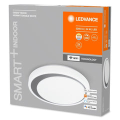 Inteligentna lampa WiFi LED MOON 480, szara, regulowana biel - eshop LEDVANCE 4058075486423