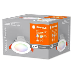 Inteligentna ściemnialna lampa sufitowa downlight WiFi LED SPOT 86 100° - eshop LEDVANCE 4058075573314