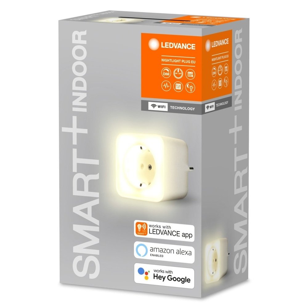 Inteligentna wtyczka WiFi PLUG 16A ze zintegrowaną lampką nocną - eshop LEDVANCE 4058075570993