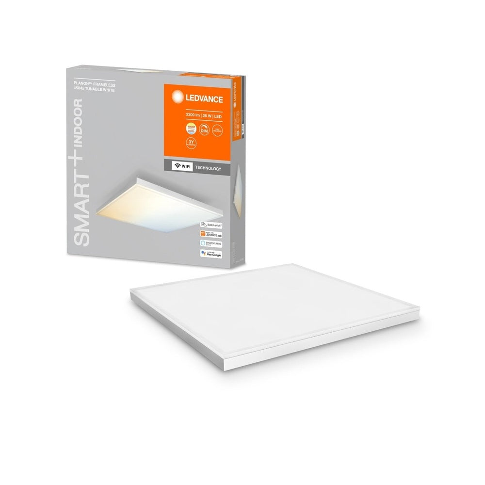 Inteligentny panel WiFi LED PLANON 450x450 regulowana biel - eshop LEDVANCE 4058075484375