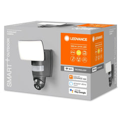 Inteligentny reflektor LED WiFi FLOOD z kamerą, ciepłobiała - eshop LEDVANCE 4058075478312